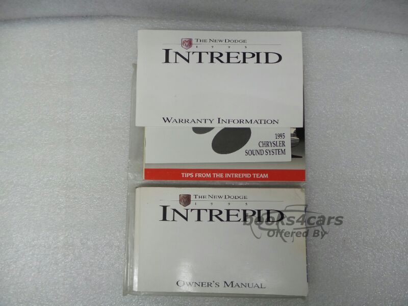 view cover of 1995 Intrepid Owners manual by Dodge