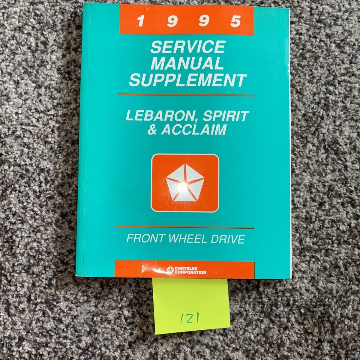 view cover of 1995 Spirit Acclaim LeBaron Shop Service Repair Manual Supplement for Dodge (to be used with the 94 shop manual)