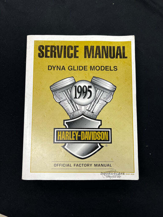 view cover of 1995 Dyna Glide Shop Service Repair Manual by Harley Davidson