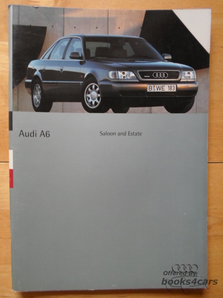 view cover of 1995 Audi A6 Sales Brochure