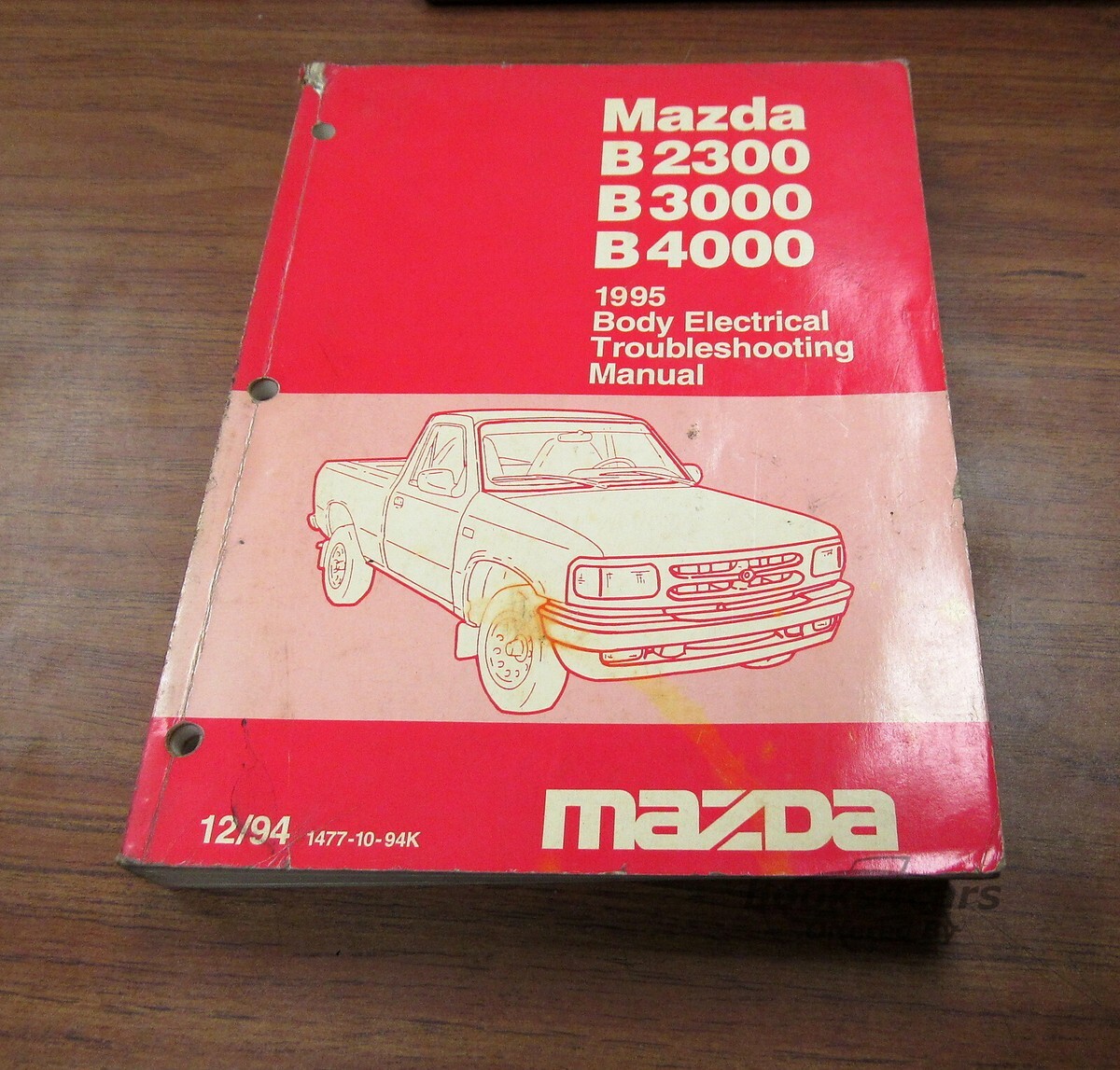 view cover of 1995 B-2300, B-3000, and B-4000 Pickup Body Electrical Troubleshooting Manual by Mazda
