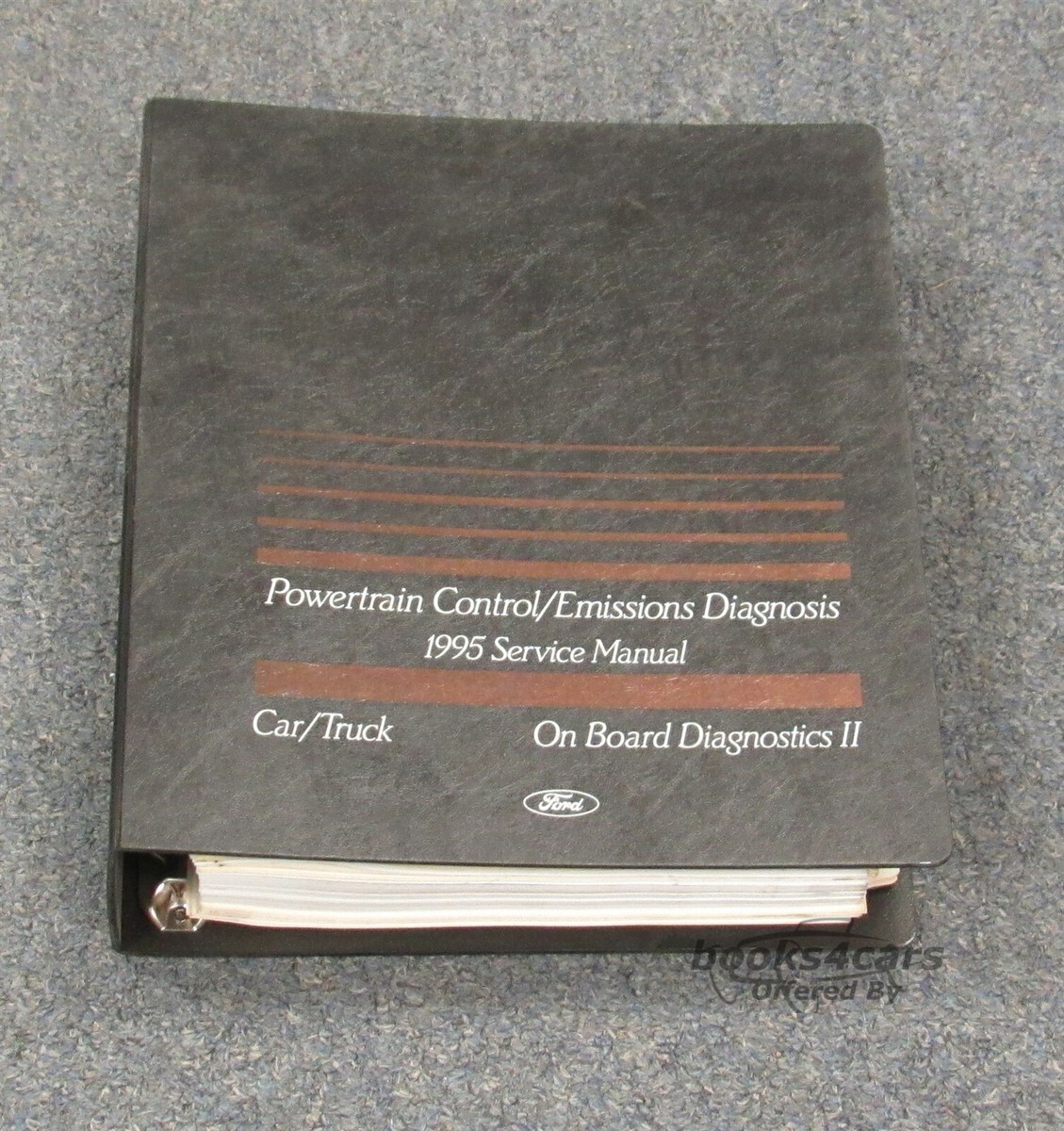 view cover of 1995 Powertrain Control Emission Diagnosis OBD 2 Service Manual by Ford, Lincoln, & Mercury for 3.8L Mustang, 4.6L Thunderbird, Cougar, Crown Victoria, Grand Marquis, Continental, Ranger, Windstar