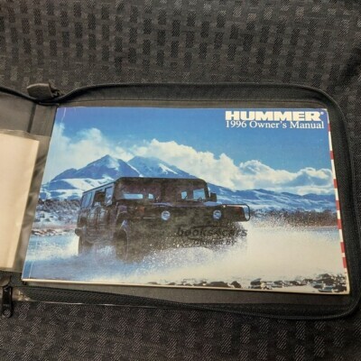 view cover of 1996 Hummer H1 Owners Manual by Hummer
