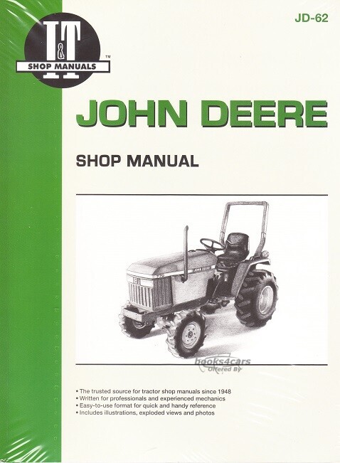 view cover of Models 670 770 870 970 1070 Tractor Shop Service Repair manual 120 pages by Clymer for John Deere published in 1995
