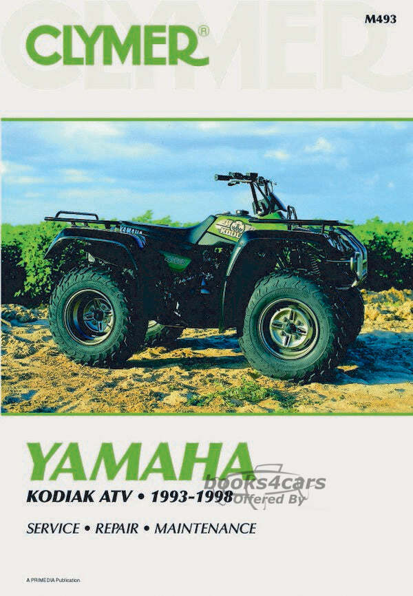 view cover of 1993-1998 Yamaha All Terrain Kodiak Shop Service Repair manual, 384 pages by Clymer YFM400FW