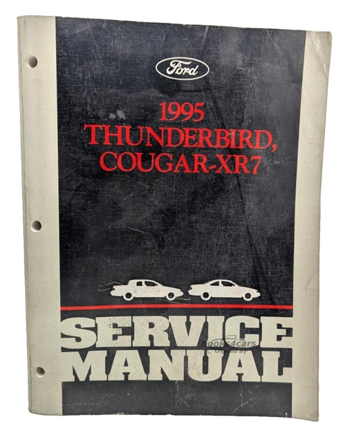 view cover of 1995 Thunderbird Cougar shop service repair manual by Ford Mercury