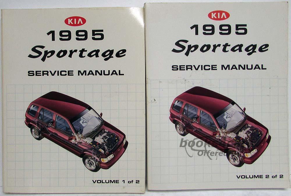 view cover of 1995 Sportage Shop Service Repair Manual by KIA