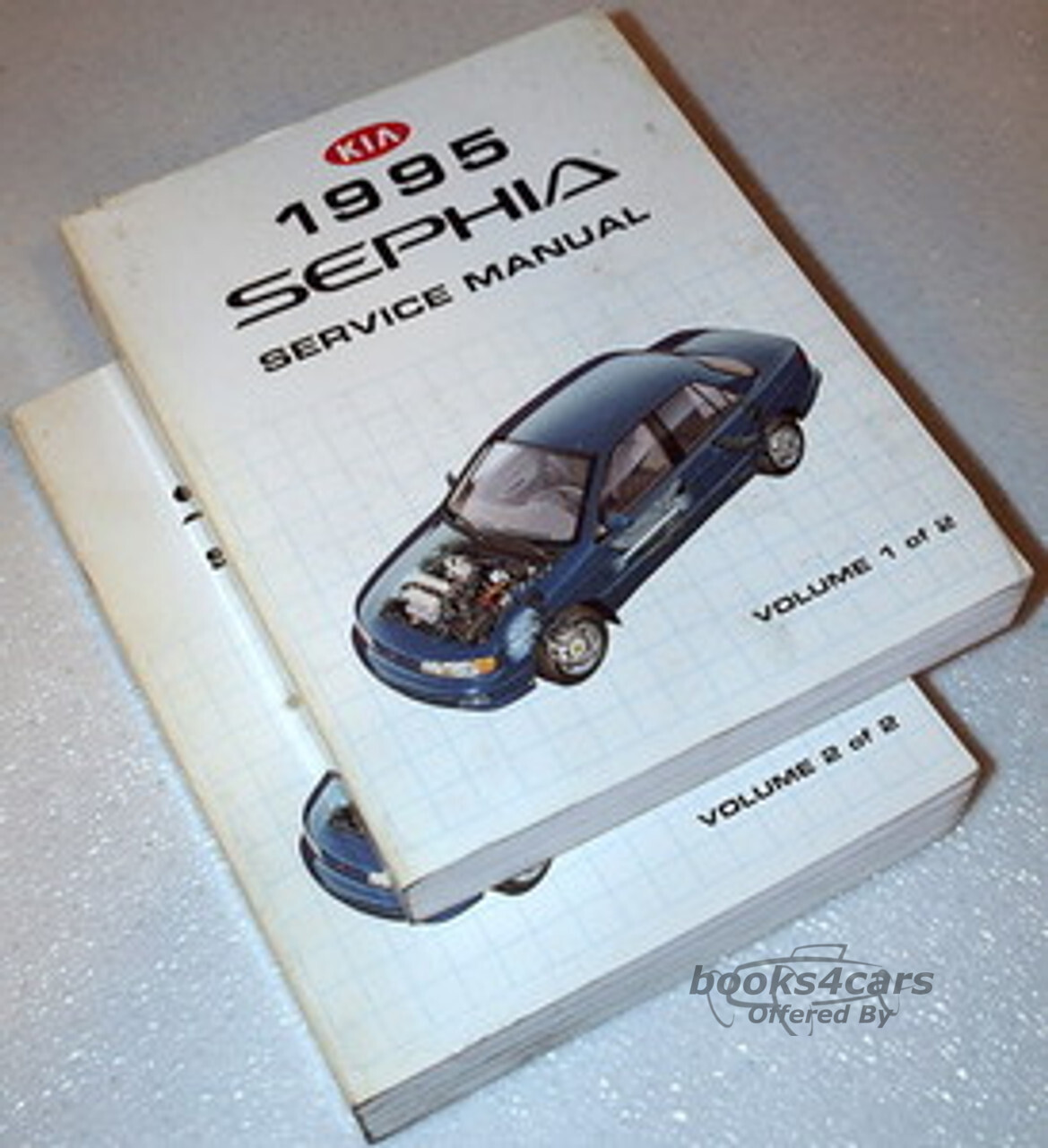 view cover of 1995 Sephia Shop Manual vol 1 & 2 by Kia