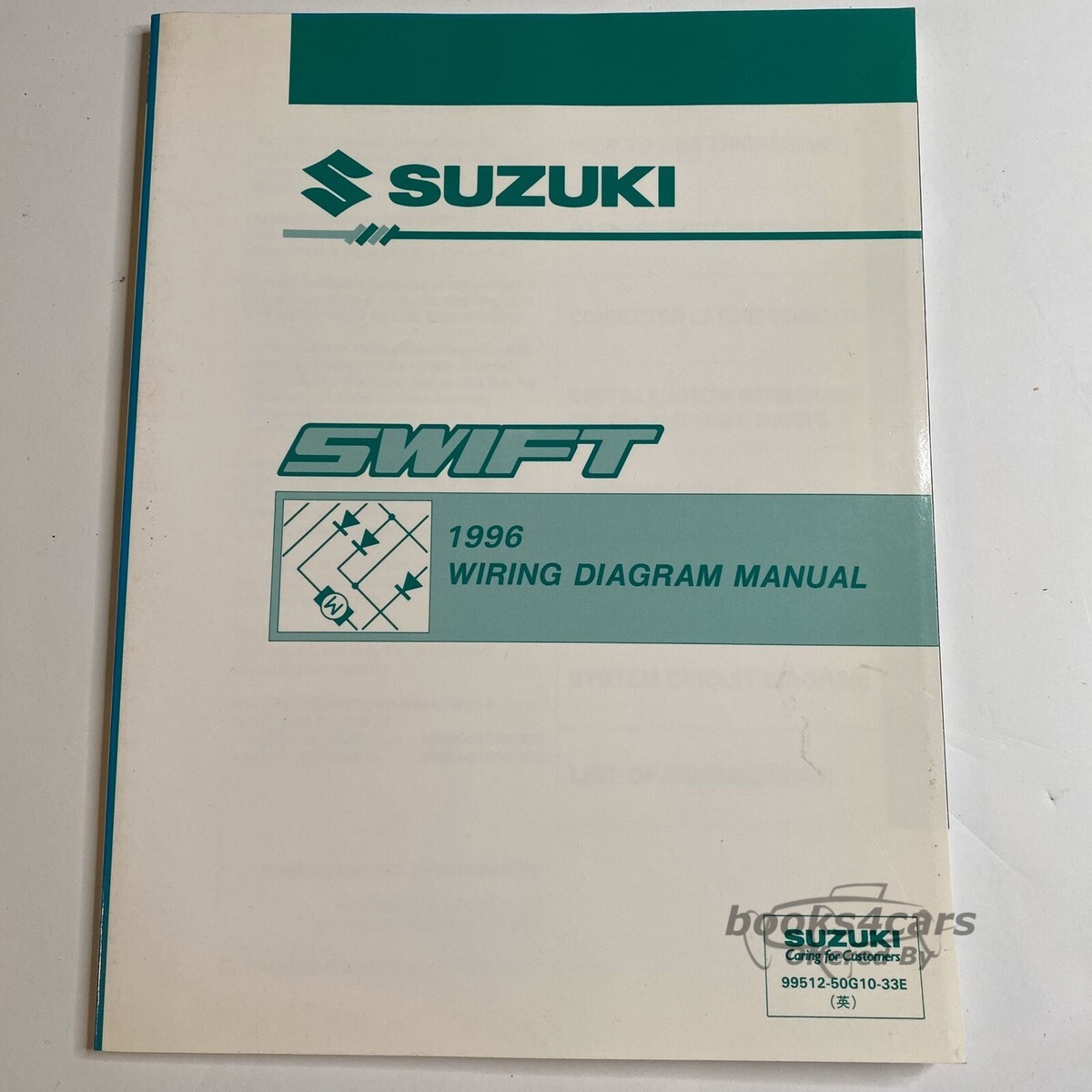 view cover of 1996 Swift Wiring Diagram by Suzuki