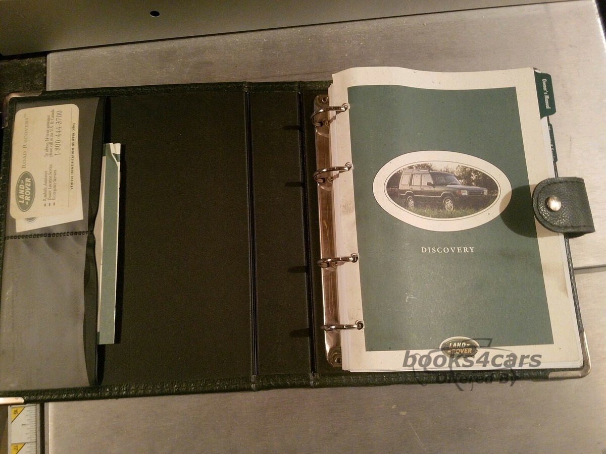 view cover of 1996 Discovery owners manual by Land Rover