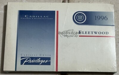 view cover of 1996 Fleetwood owners manual by Cadillac