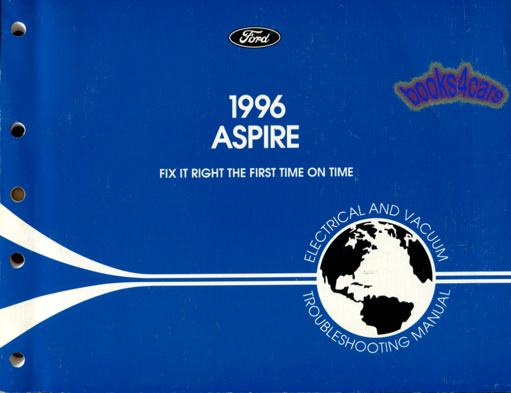 view cover of 1996 Aspire Electrical & Vacuum Troubleshooting Manual by Ford