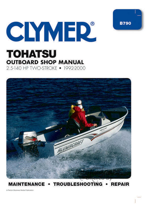 view cover of 1992-2000 2.5 140 hp Two Stroke Marine Outboards Shop Service Repair Manual, 344 pages by Clymer for Tohatsu