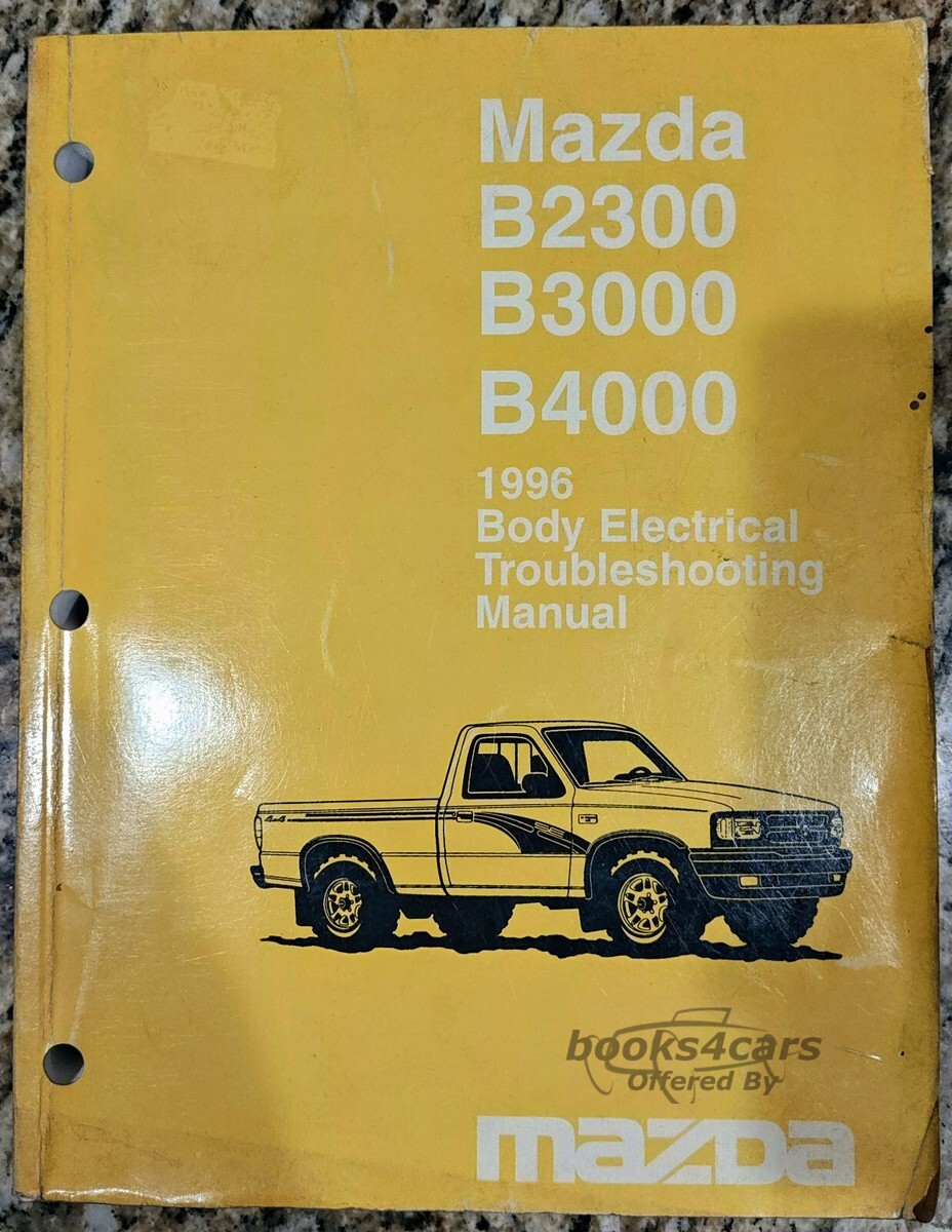 view cover of 1996 Body Electrical Troubleshooting Manual by Mazda