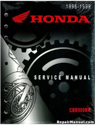 view cover of 1996-1999 CBR900R Fireblade Shop Service Repair Manual by Honda Motocycles CBR900RR