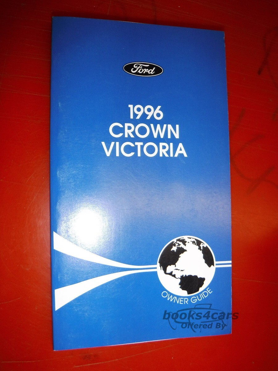 view cover of 1996 Crown Victoria owners manual by Ford