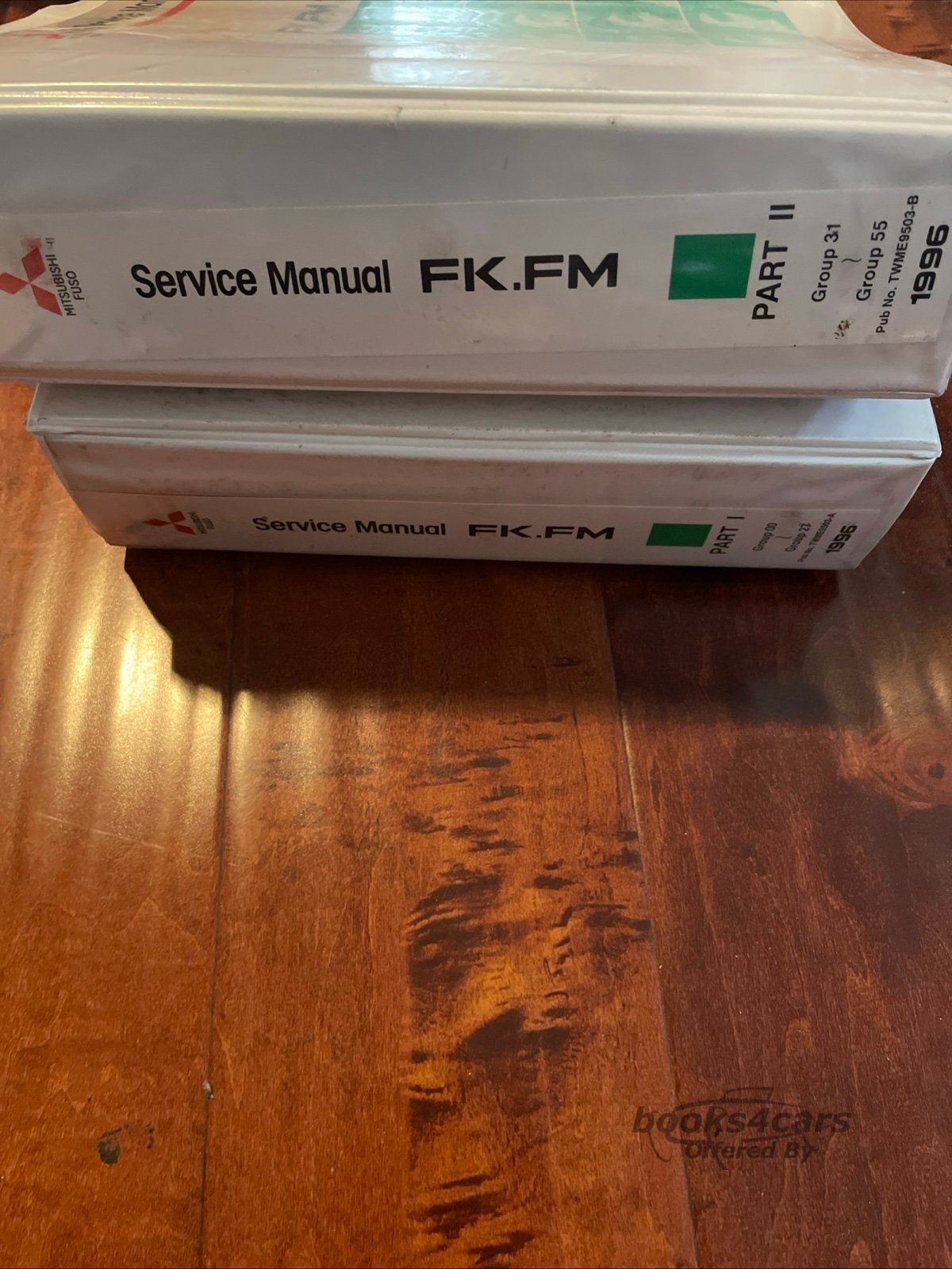 view cover of 1996 Mitsubishi Fuso Commercial Truck FK FM Shop Service Repair Manual 2 Volume Set