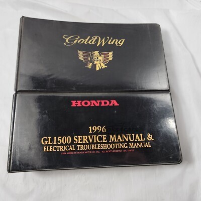view cover of 1996 GL1500 Goldwing Shop service repair Manual by Honda