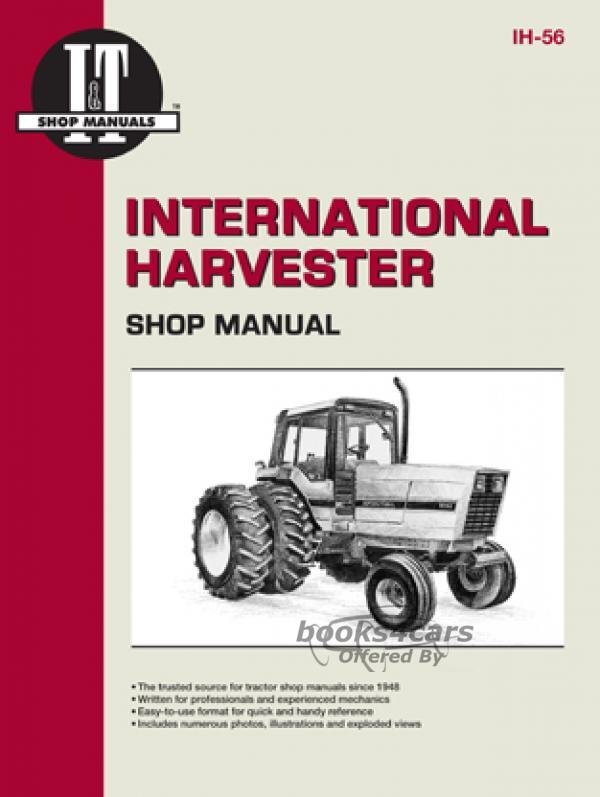 view cover of Models 5088, 5288, 5488 Tractor Shop Service Repair Manual, 96 pages by I&T for International Harvester published in 1996