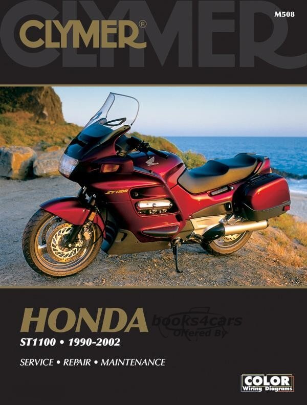 view cover of 1990-2002 Honda ST1100 Shop Service Repair Manual 700 pages by Clymer