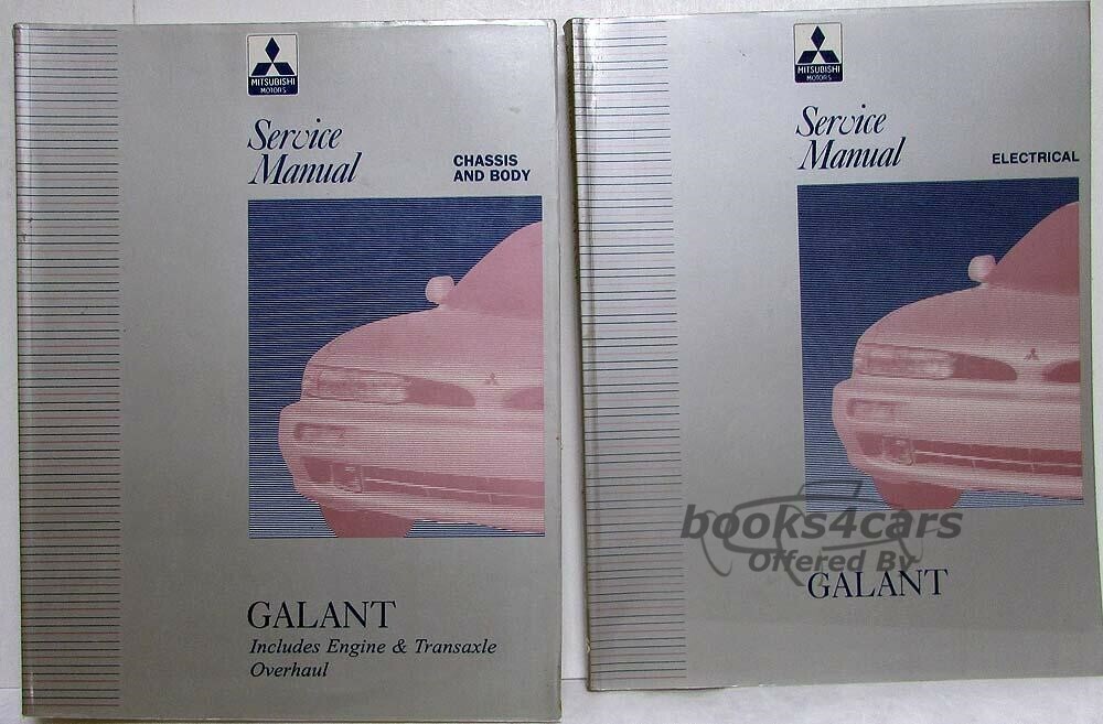 view cover of 1996 Galant Service Manual set by Mitsubishi