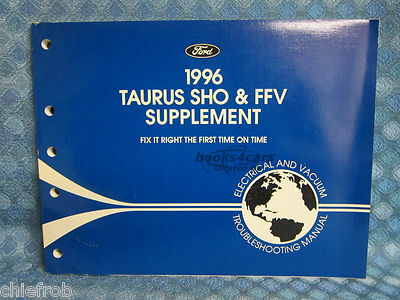 view cover of 1996 Taurus SHO Electrical & Vacuum Troubleshooting Manual Supplement by Ford