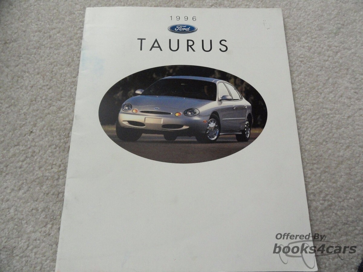 view cover of 1996 Ford Taurus Sales Brochure