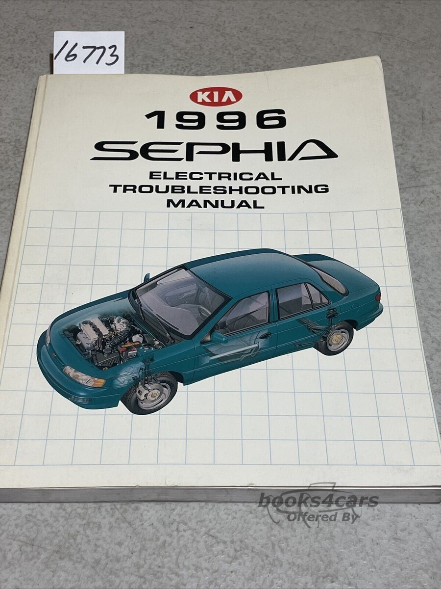 view cover of 1996 Sephia Electrical Troubleshooting Manual by KIA