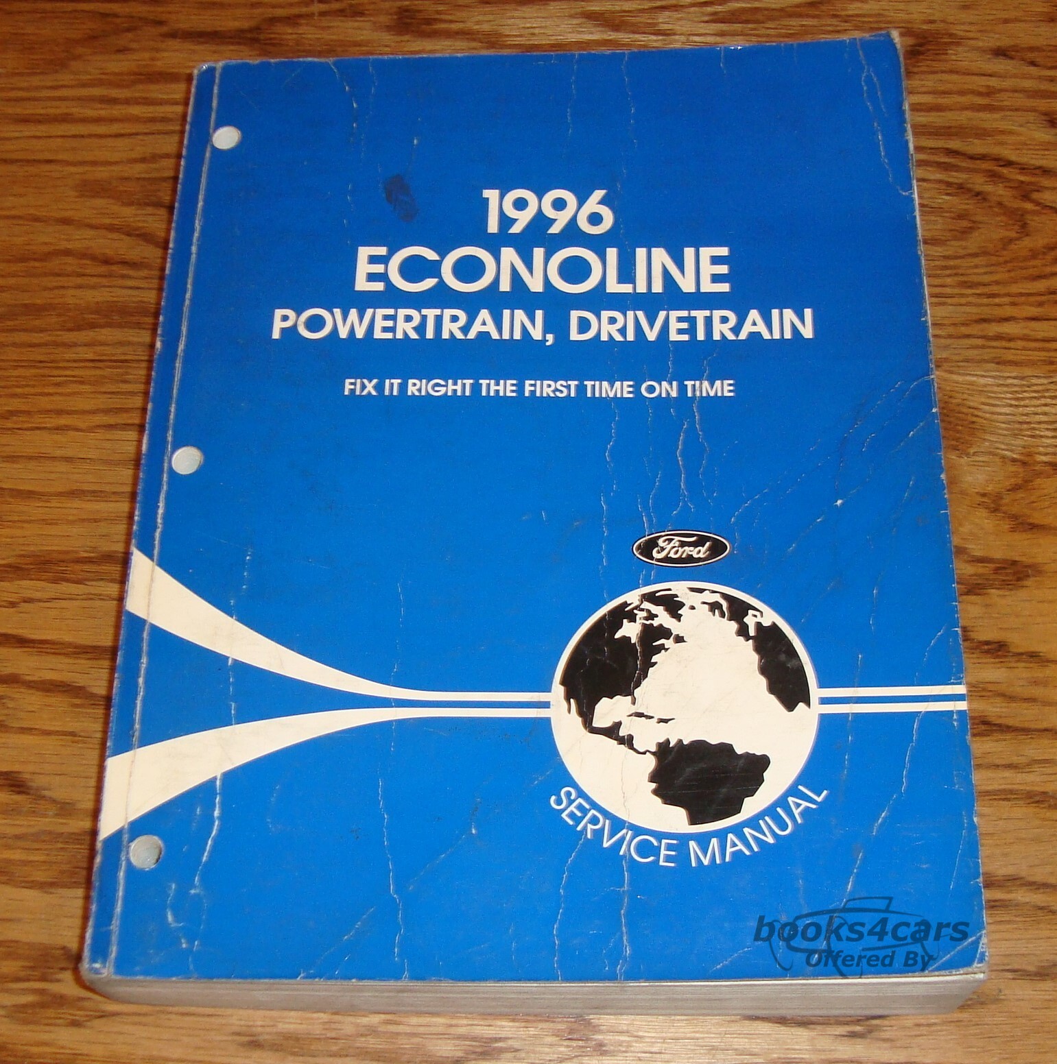 view cover of 1996 Econoline Powertrain Drivetrain Shop Service Manual By Ford