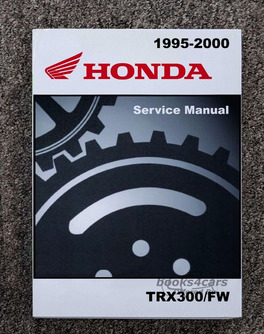 view cover of 1995-2000 TRX300 Shop Service Repair Manual by Honda for TRX 300 & FW TRX300FW Fourtrax