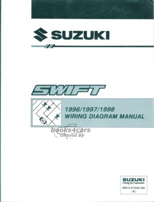 view cover of 1996-1998 Swift Wiring Diagram by Suzuki