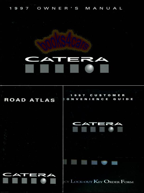 view cover of 1997 Cadillac Catera owners manual
