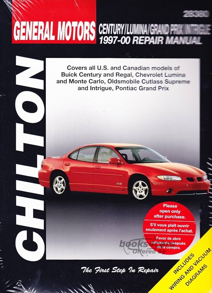 view cover of 1997-2000 GM Lumina Grand Prix Intrigue by Chilton's