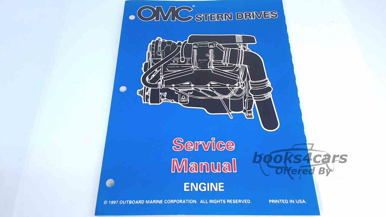 view cover of 1997 OMC Stern Drives Engine Service Manual by OMC