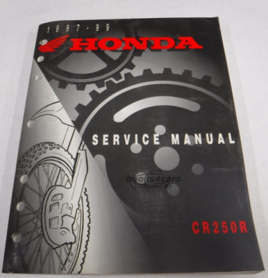 view cover of 1997 CR250R Shop Service Repair Manual by Honda