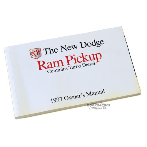 view cover of 1997 Diesel Ram Truck Owners manual by Dodge