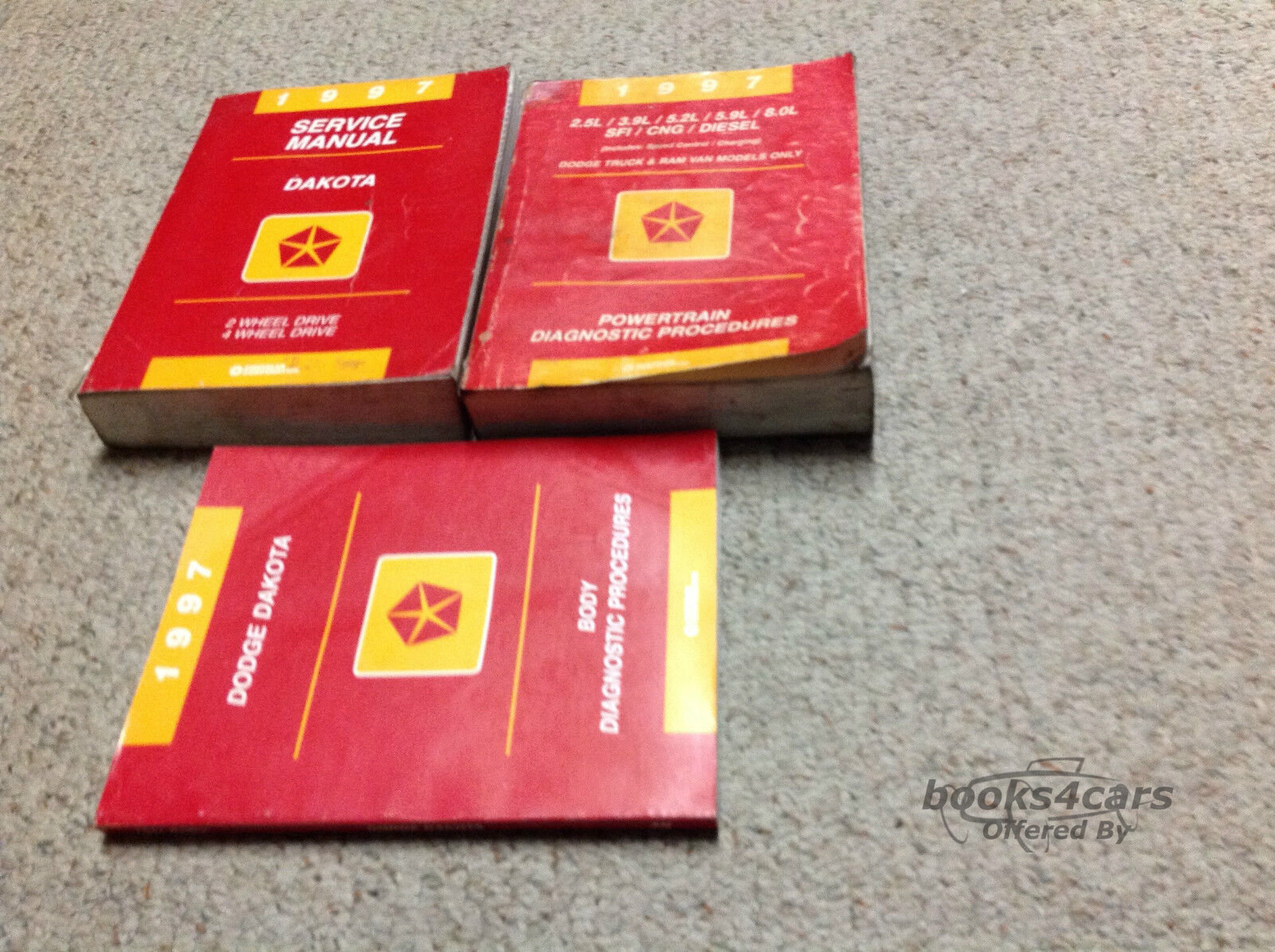 view cover of 1997 Dakota shop Service repair Manual by Dodge Truck