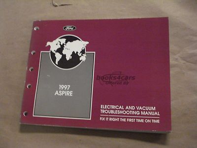 view cover of 1997 Aspire Electrical & Vacuum Troubleshooting Manual by Ford