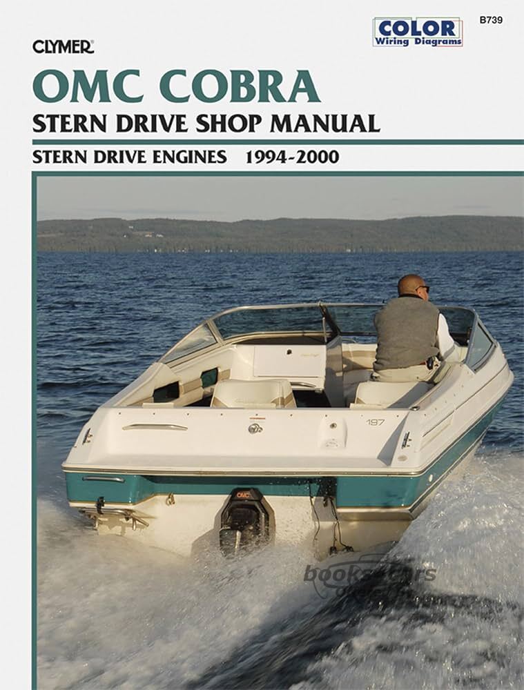view cover of 1994-2000 SX & DP-S Duoprop Stern Drives Shop Service Repair Manual for OMC Cobra by Clymer