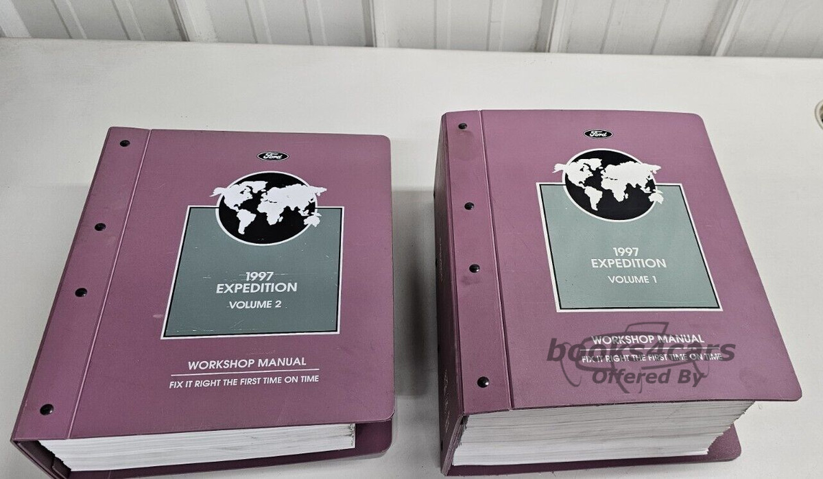 view cover of 1997 Expedition shop Service repair Manual by Ford truck 2 Vol set
