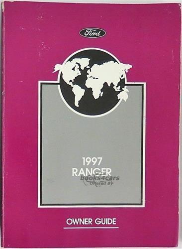view cover of 1997 Ranger Owners Manual by Ford