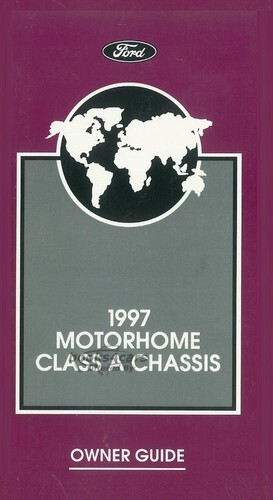 view cover of 1997 Class A Motohome F53 Super Duty owners manual by Ford