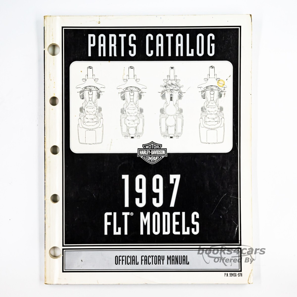 view cover of 1997 FLT models Parts Catalog Manual by Harley Davidson