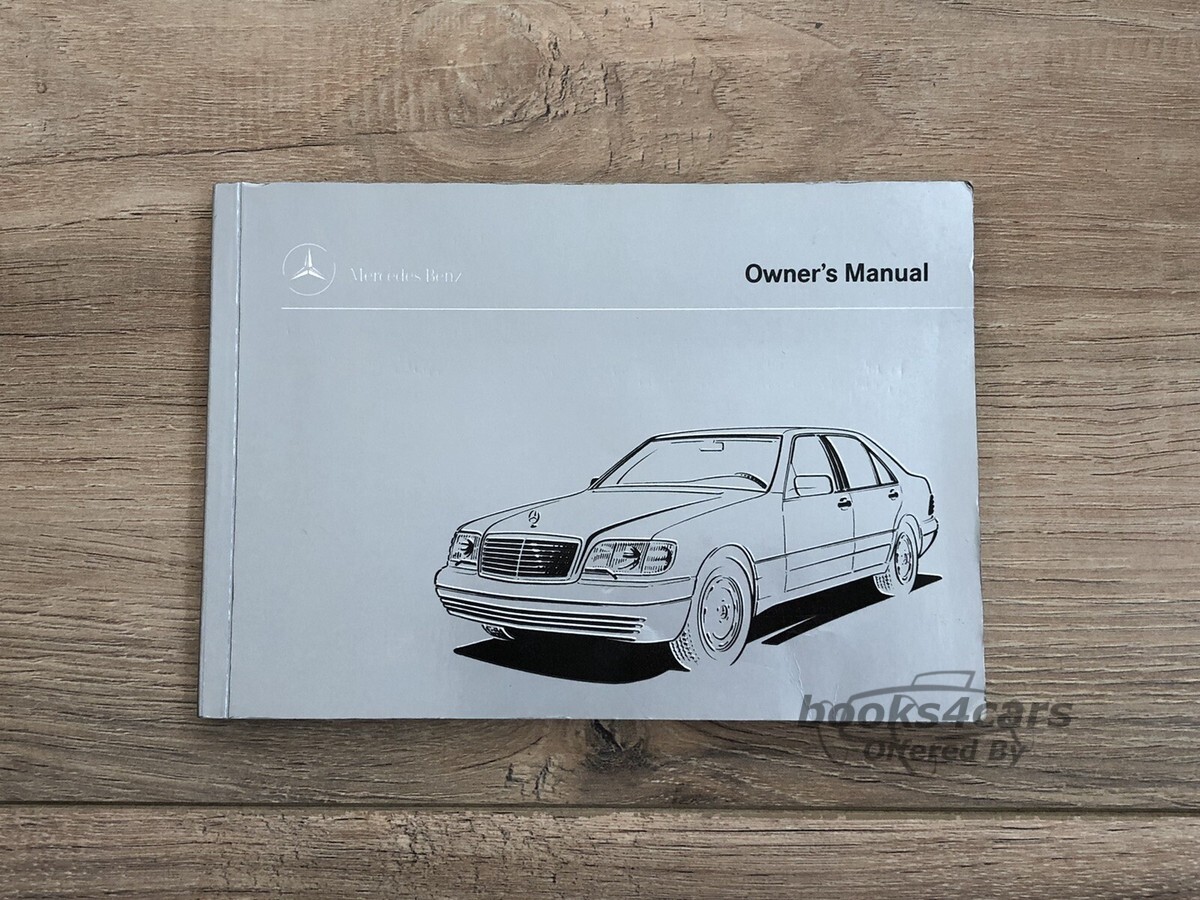 view cover of 1997 S320 S420 S500 owner's manual by Mercedes