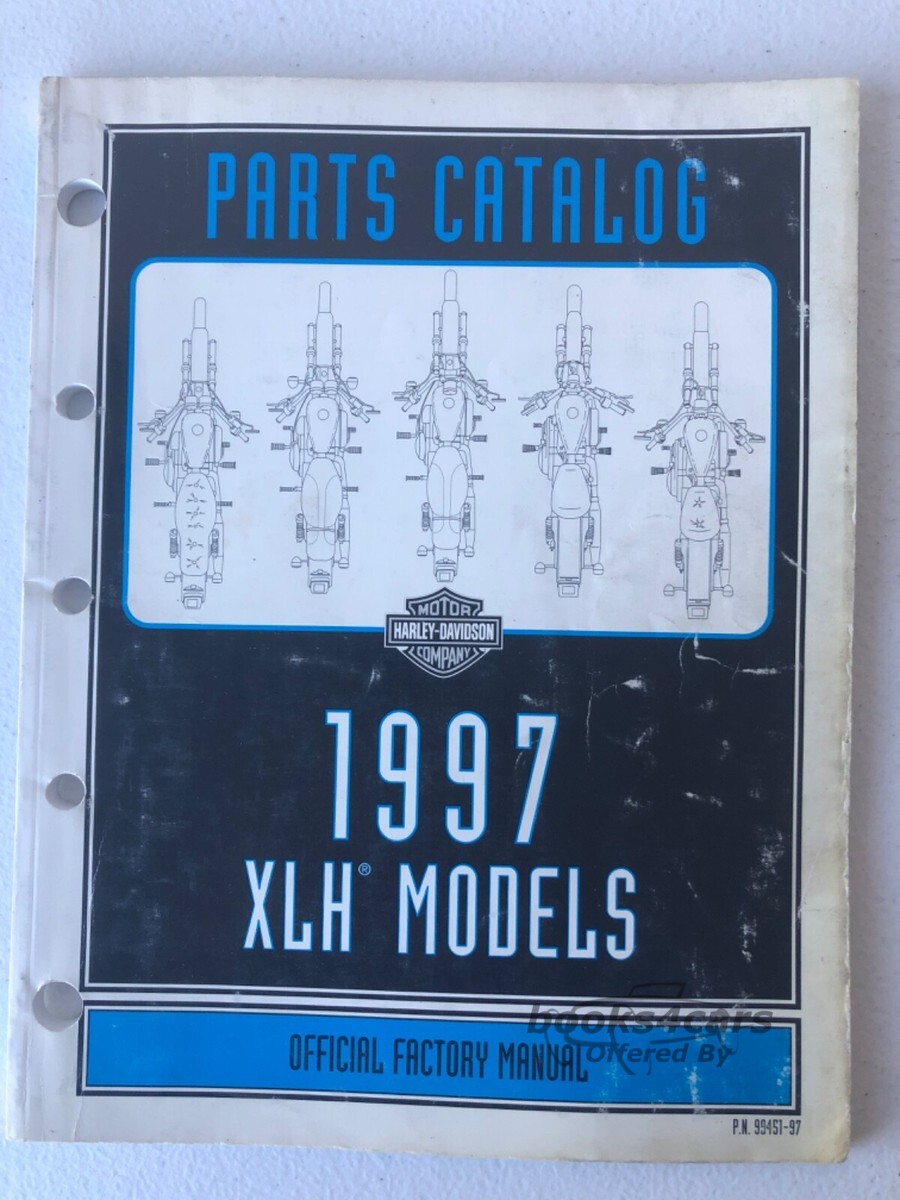view cover of 1997 Sportster XLH Parts Manual by Harley Davidson