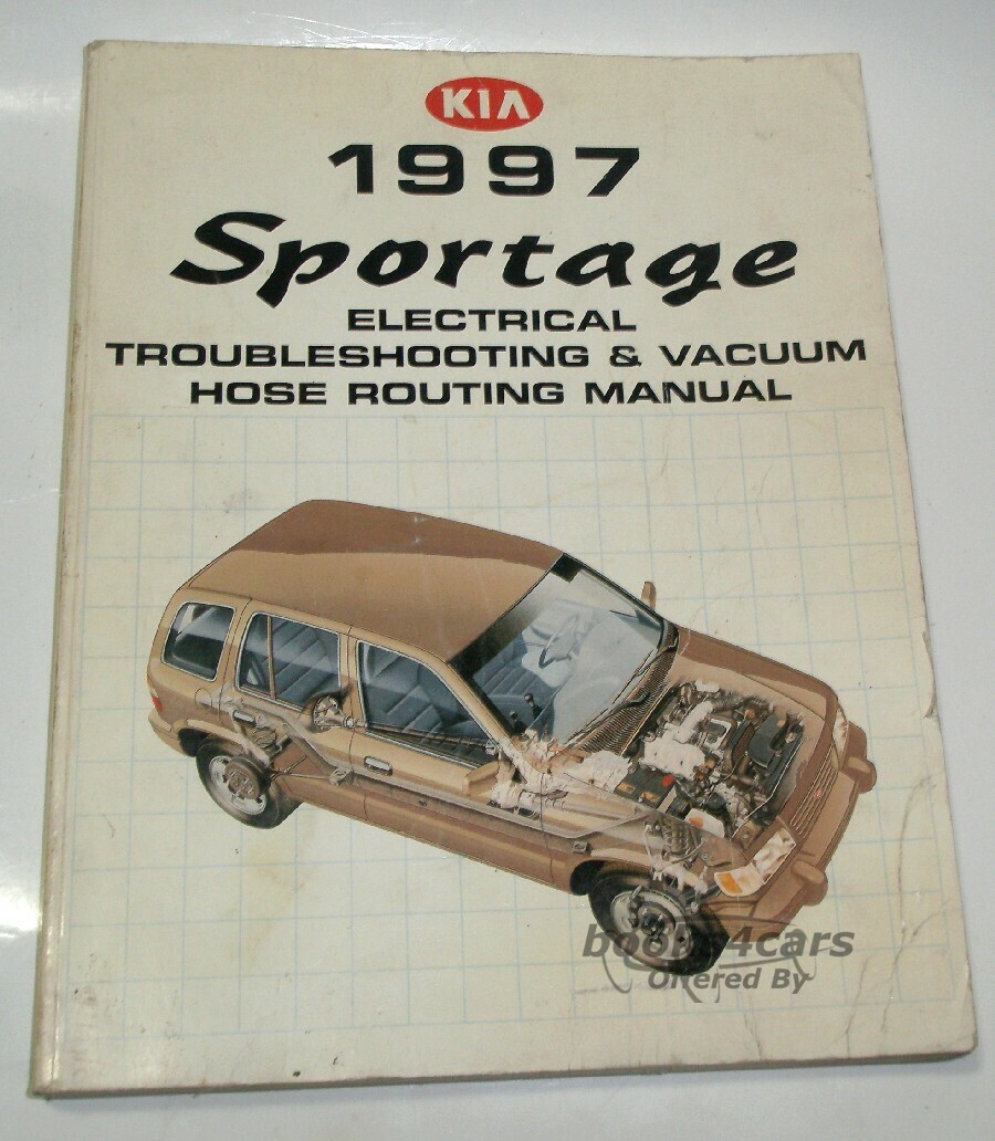 view cover of 1997 Sportage Electrical Troubleshooting & Vacuum Hose Routing Manual by Kia