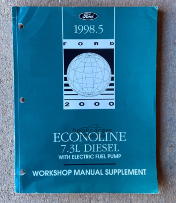 view cover of 1998.5 Econoline 7.3L Diesel Shop Service Repair Manual Supplement by Ford
