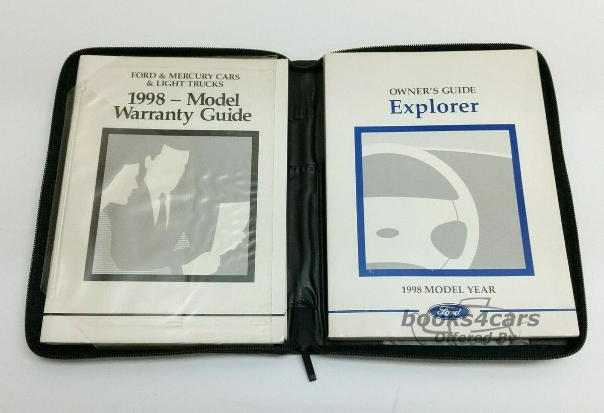 view cover of 1998 Explorer owners manual by Ford