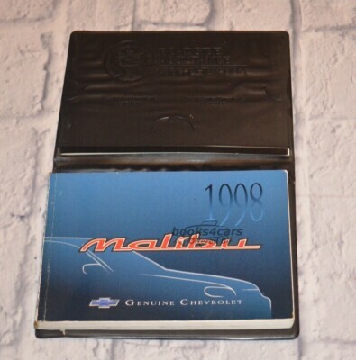 view cover of 1998 Malibu Owners Manual by Chevrolet