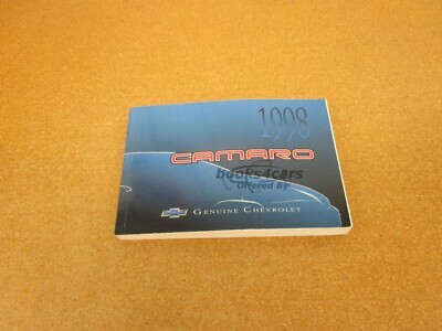 view cover of 1998 Camaro Owners Manual by Chevy